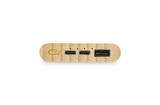 Enjoy Technology Powerbank Bamboo 5000 mAh Natur
