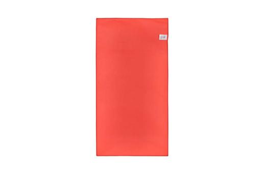 R-PET quick dry sports towel 40x80cm with pouch (200g/m²) sublimation Red