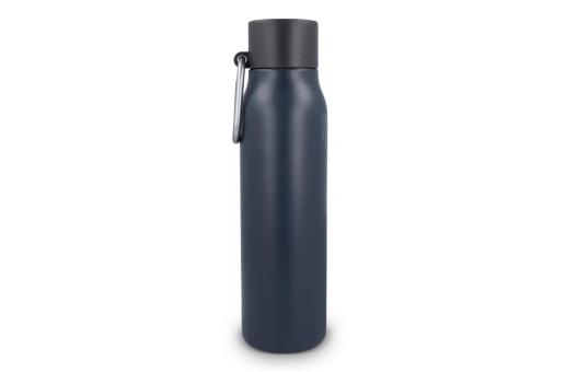 Carabiner matt finish Thermo bottle 600ml Convoy grey