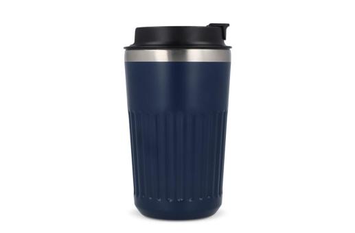 Recycled Stainless steel Thermo coffee to go 400ml Dark blue