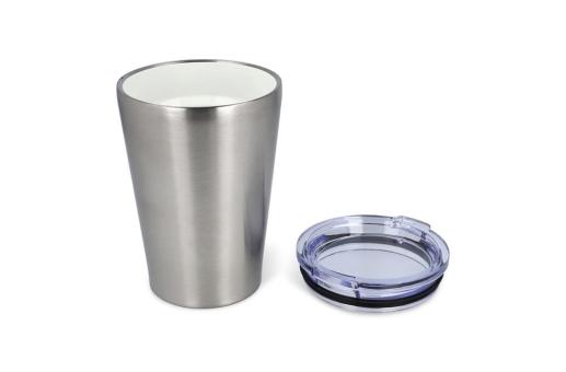 T-ceramic thermo mug Murray with lid 300ml Silver