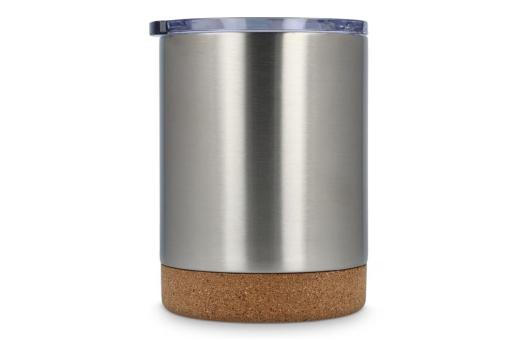 T-ceramic thermo mug with lid Lena 350ml Silver