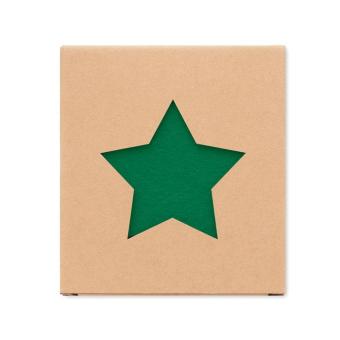 STARGUARD RPET 4 felt coaster set Green