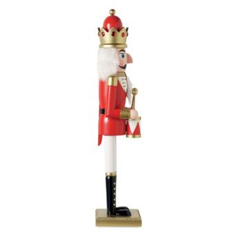 SUPER JOLY Large wooden nutcracker Red