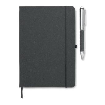 ELEGANOTE Recycled leather notebook set Black