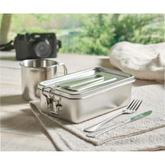TAMELUNCH Stainless steel lunch box Silver