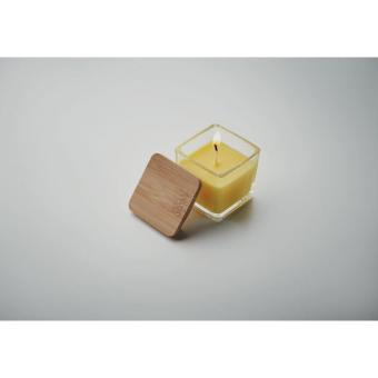 PILA Squared fragranced candle 50gr Yellow