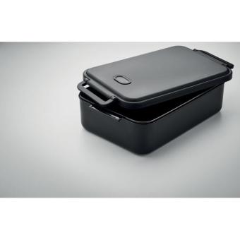 INDUSMAX PP lunch box 2200 ml Black