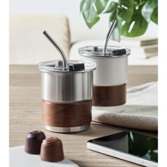 MATE Einwandiger Becher 260 ml Silber matt