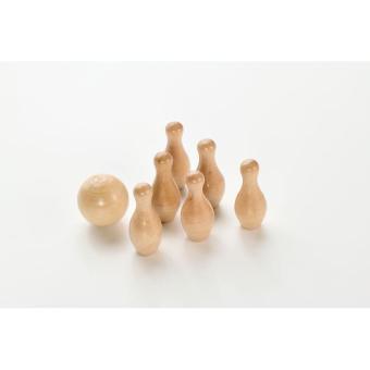 BOLITO Mini-Bowling-Set Kiefernholz Holz