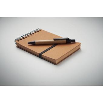 NOTIE Recyceltes Notizbuch-Set Braun