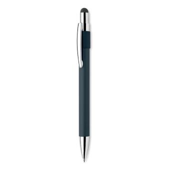 EDD Druckkugelschreiber mit Stylus Marineblau