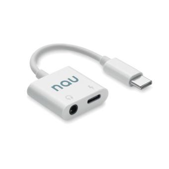 KOENET ABS jack audio splitter type C White