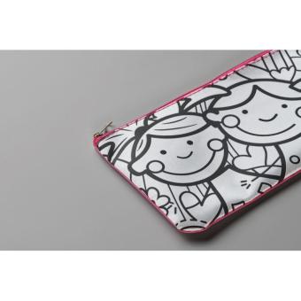 KIDDO Pencil case with markers Cream