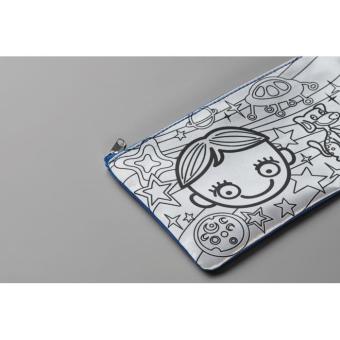 KIDDO Pencil case with markers Bright royal