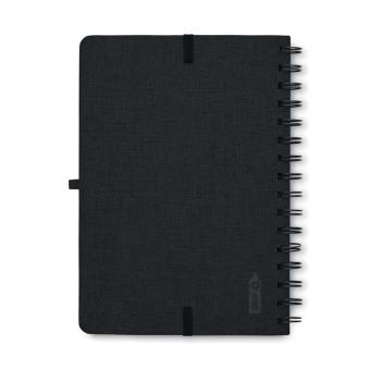 STRATA DIN A5-Notizbuch RPET Schwarz