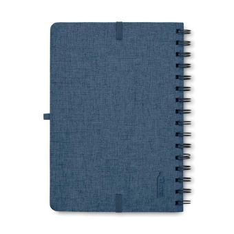 STRATA A5 notebook with phone holder Aztec blue
