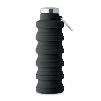 KOLAPSI Faltbare Flasche 500ml Schwarz