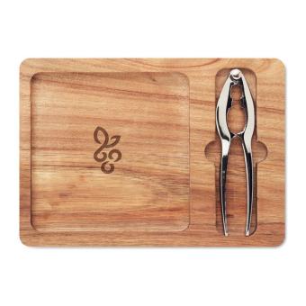 NUTPLATE Nussknacker-Set Holz