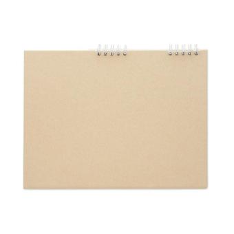 CALENDOO Tischkalender mit Memoblock Beige