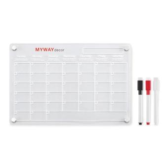 PLANIT Magnetic acrylic planner Transparent