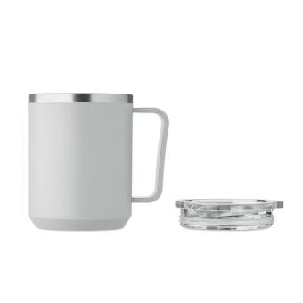 COCOA Double wall mug 400ml Convoy grey