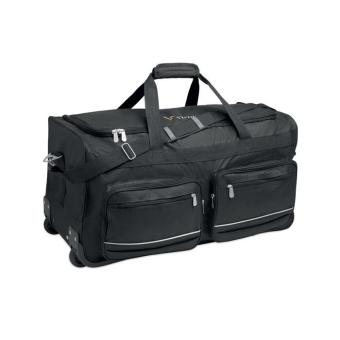 ITFITS Duffle bag trolley 600D RPET Black