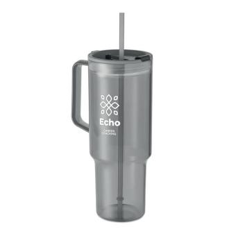 MUGORA RPET tumbler 1200ml Transparent grey
