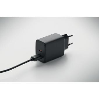 EXTEN EU 2-pole wall adapter/charger Black