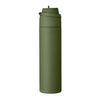 TOIEN TWO Doppelwandige Flasche 500 ml Dunkelgrün