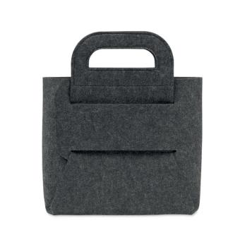 FIALAN Foldable RPET felt basket Stone