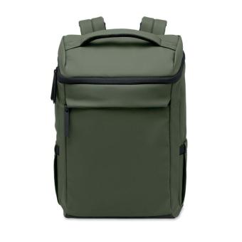 BOULDER 15" PU Laptop-Rucksack Dunkelgrün