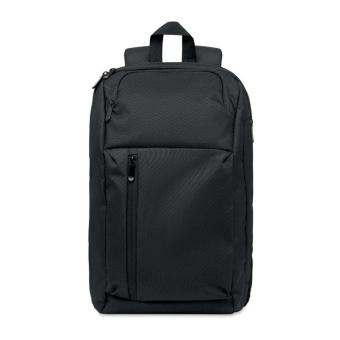 DOHA 15" RPET Laptop-Rucksack 15L Schwarz