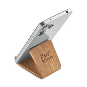 HOLD Walnut wood phone stand Timber