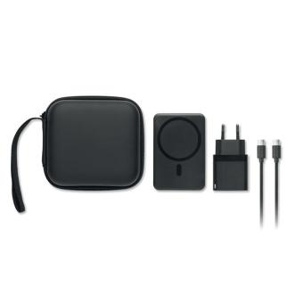 ATLAS Magnetic power bank set 5000mAh Black