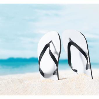 DO MEL Sublimation beach slippers Black