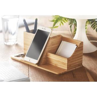 GROOVY Desktop wireless charger  10W Timber