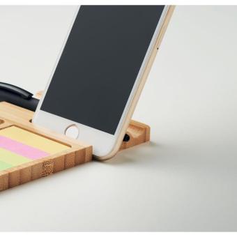 TREVIS Bamboo desk phone stand Timber