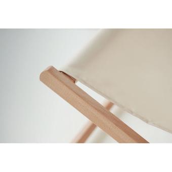 HONOPU Liegestuhl Holz Beige