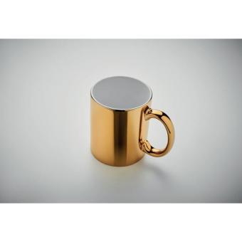 HOLLY Keramikbecher metallic 300 ml Goldgelb