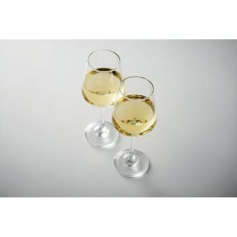 CHEERS Set mit 2 Weingläsern Transparent
