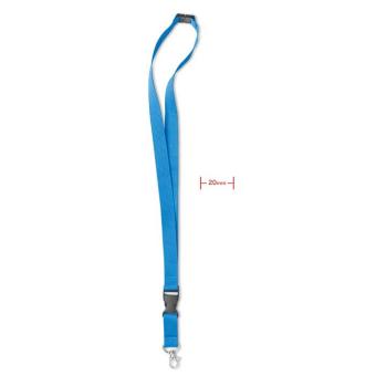 Lanyard with metal hook 20 mm 