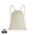 XD Collection Impact AWARE™ recycled cotton drawstring backpack 145g 