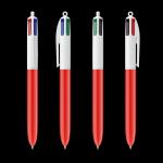 BIC® 4 Colours® ballpen Pink/white