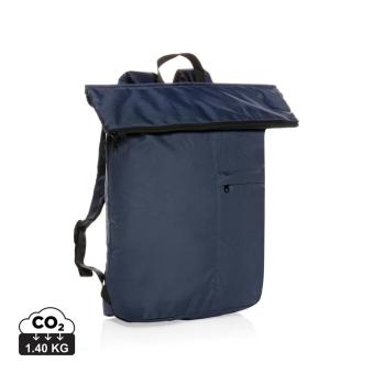 XD Collection Dillon AWARE™ RPET lightweight foldable backpack 