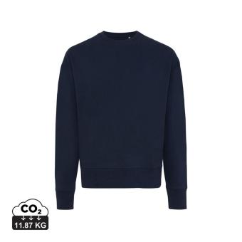 IQONIQ Kruger Relax-Rundhals-Sweater aus recycelt. Baumwolle 