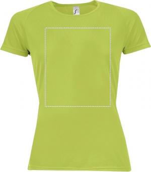 SPORTY WOMEN T-SHIRT POLYES 