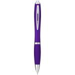 Nash ballpoint pen with coloured barrel and grip (black ink) 