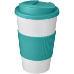 Americano® 350 ml tumbler with grip & spill-proof lid 