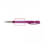Nash ball pen metal tip transparent 